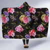 Carnations Pattern Print Design CN05 Hooded Blanket-JORJUNE.COM