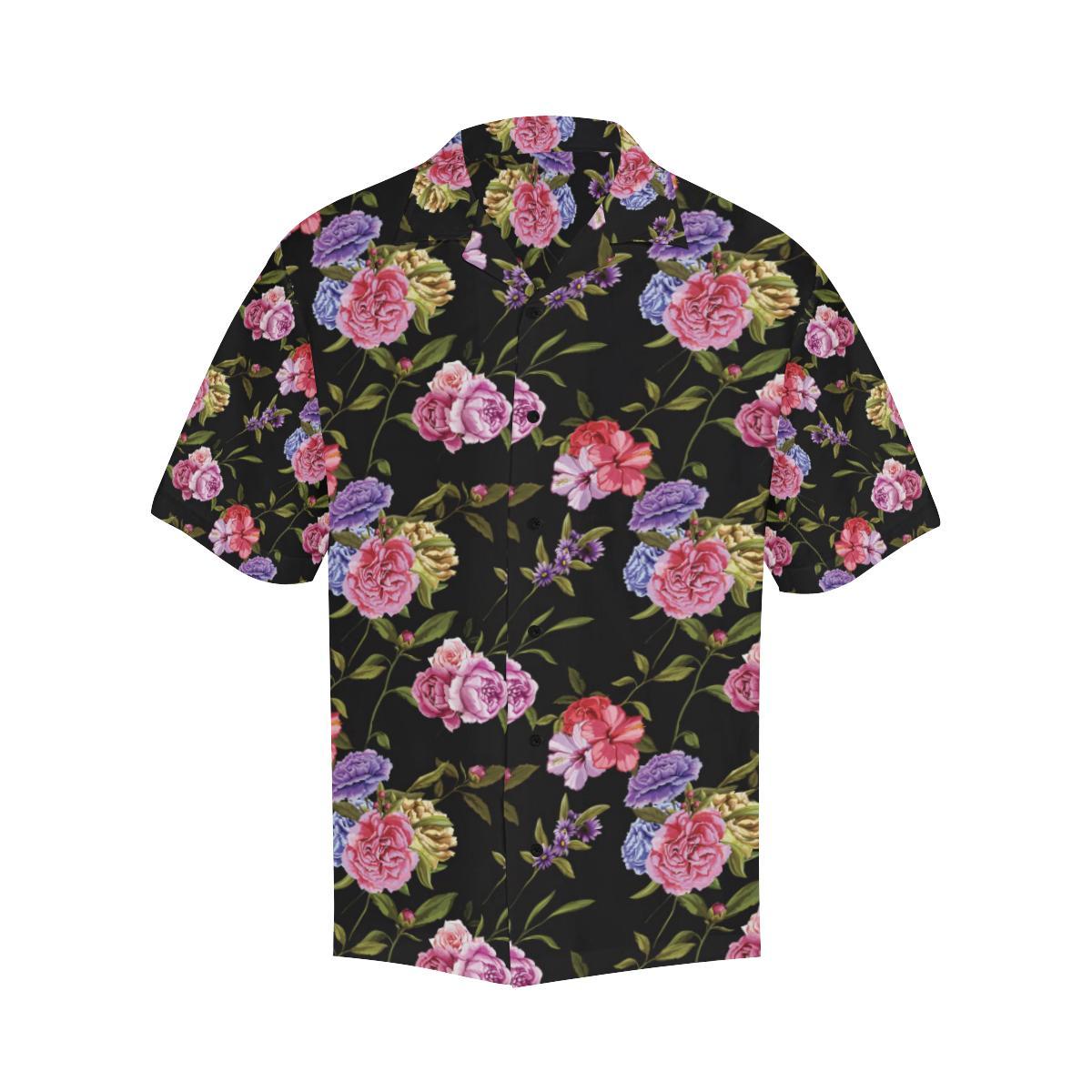 Carnations Pattern Print Design CN05 Men Hawaiian Shirt-JorJune