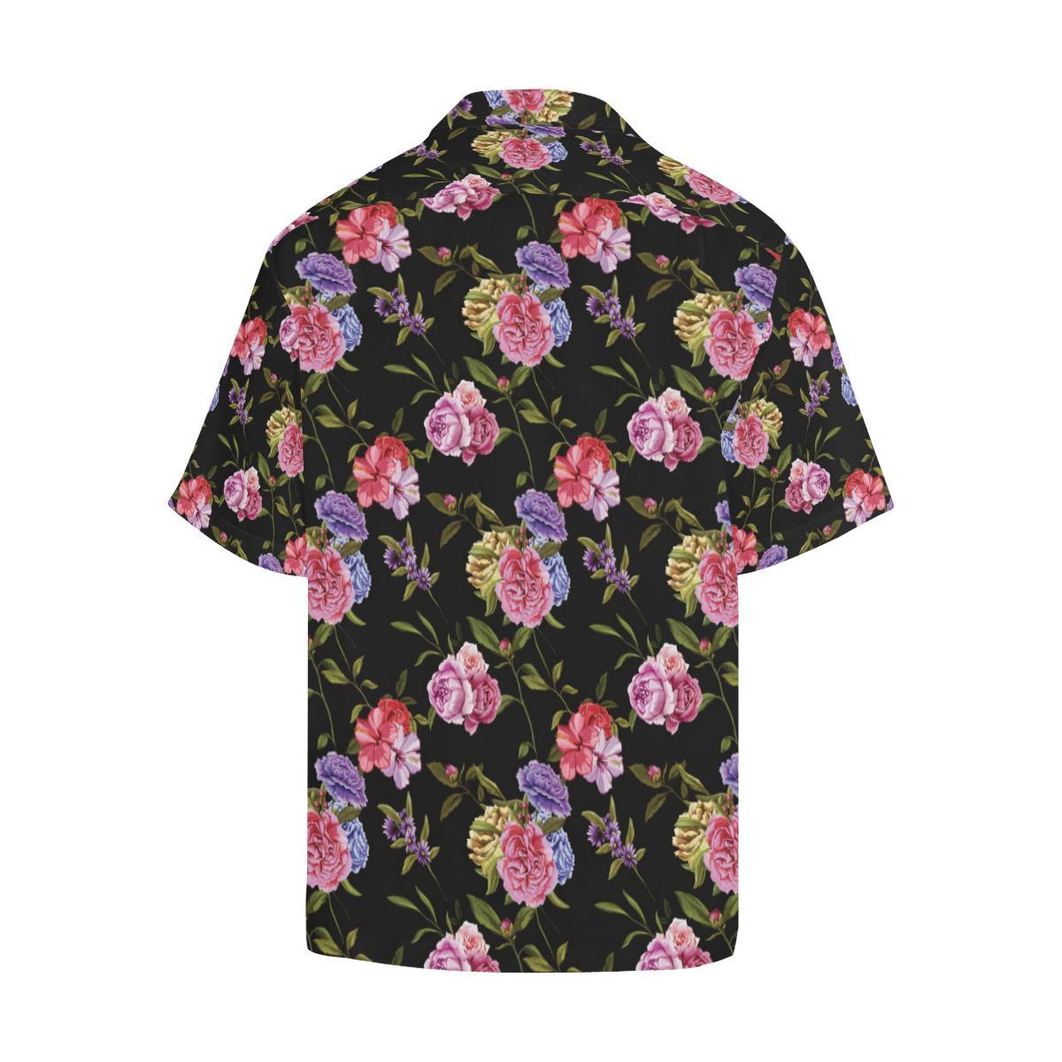 Carnations Pattern Print Design CN05 Men Hawaiian Shirt-JorJune
