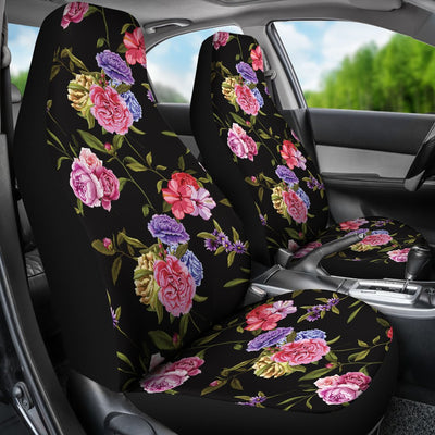 Carnations Pattern Print Design CN05 Universal Fit Car Seat Covers