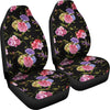 Carnations Pattern Print Design CN05 Universal Fit Car Seat Covers