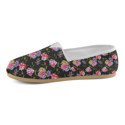 Carnations Pattern Print Design CN05 Women Casual Shoes-JorJune.com