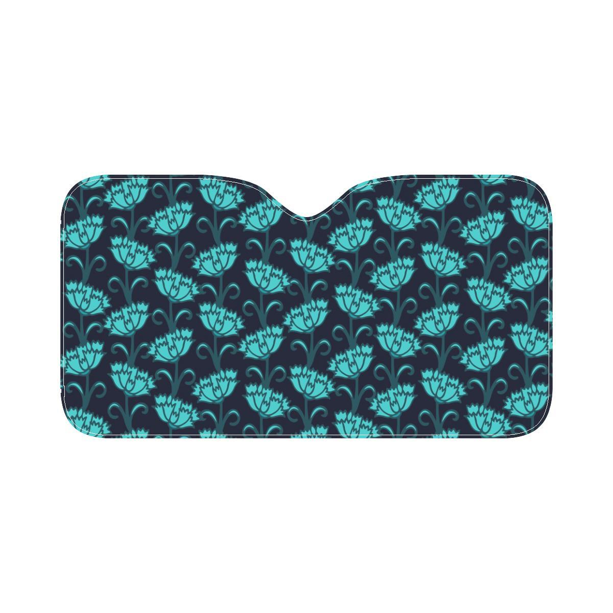 Carnations Pattern Print Design CN06 Car Sun Shade-JorJune