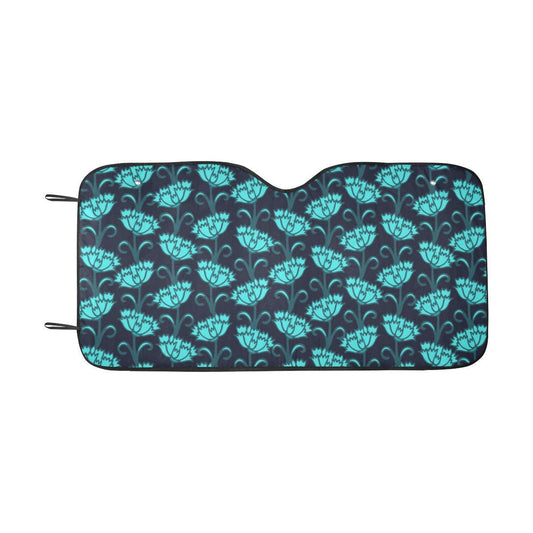 Carnations Pattern Print Design CN06 Car Sun Shade-JorJune