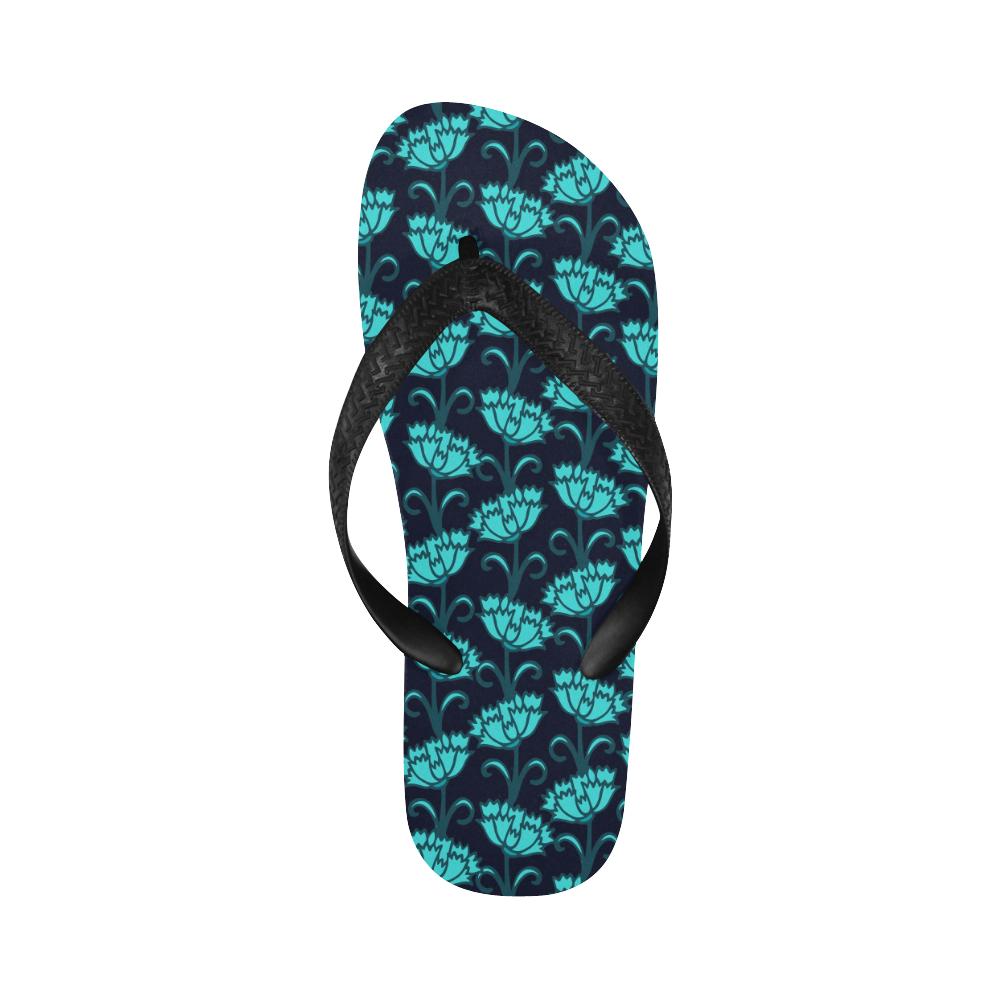 Carnations Pattern Print Design CN06 Flip Flops-JorJune