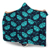 Carnations Pattern Print Design CN06 Hooded Blanket-JORJUNE.COM