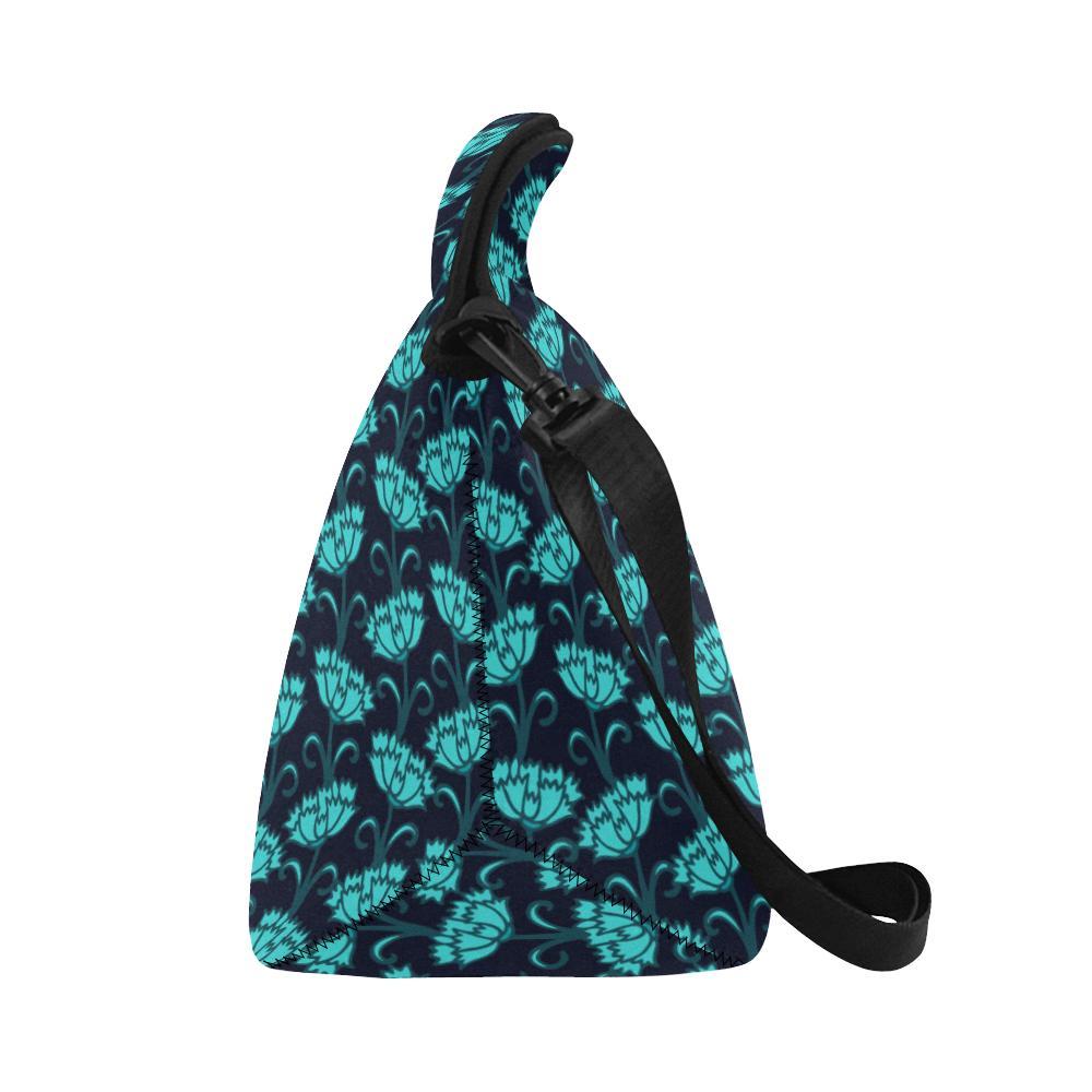 Carnations Pattern Print Design CN06 Neoprene Lunch Bag-JorJune