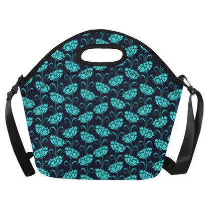 Carnations Pattern Print Design CN06 Neoprene Lunch Bag-JorJune