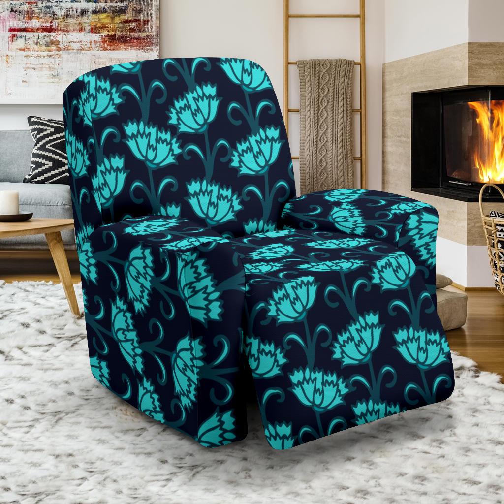 Carnations Pattern Print Design CN06 Recliner Slipcover-JORJUNE.COM