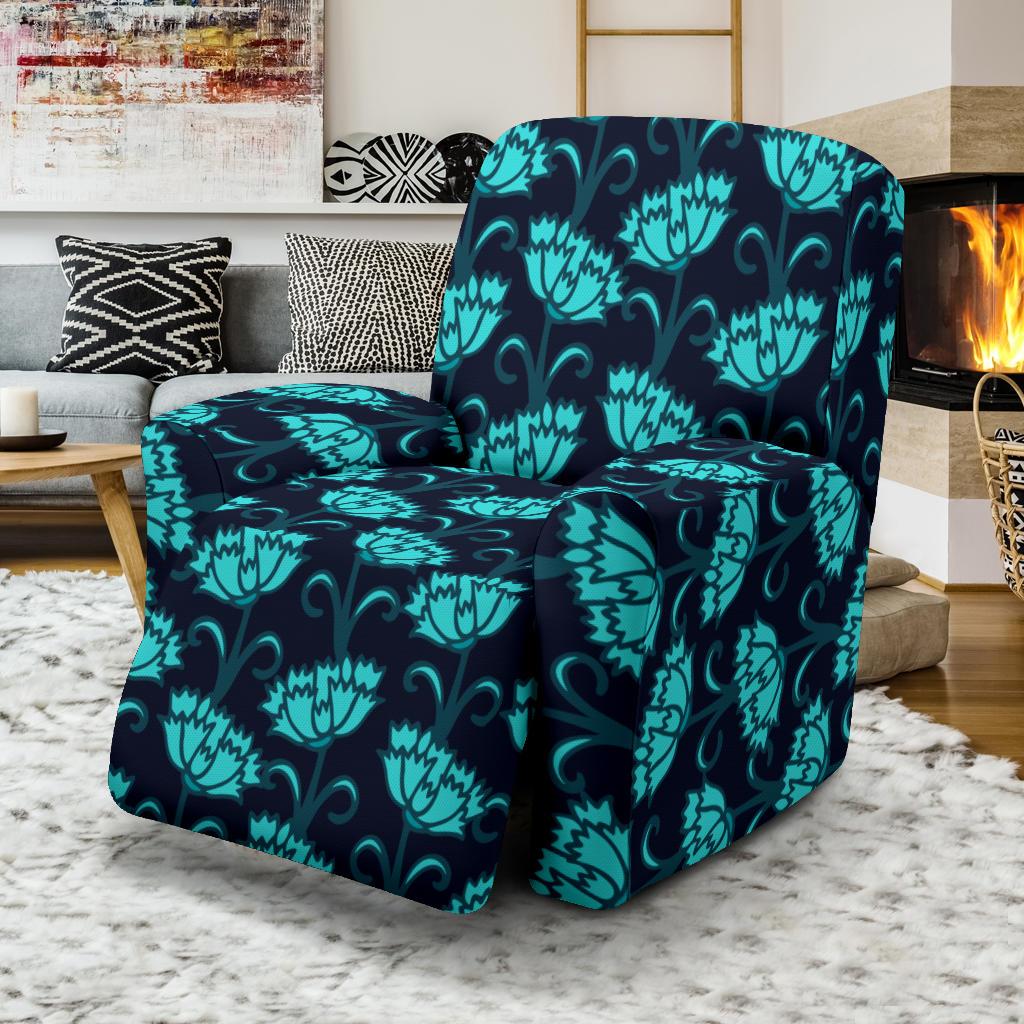 Carnations Pattern Print Design CN06 Recliner Slipcover-JORJUNE.COM
