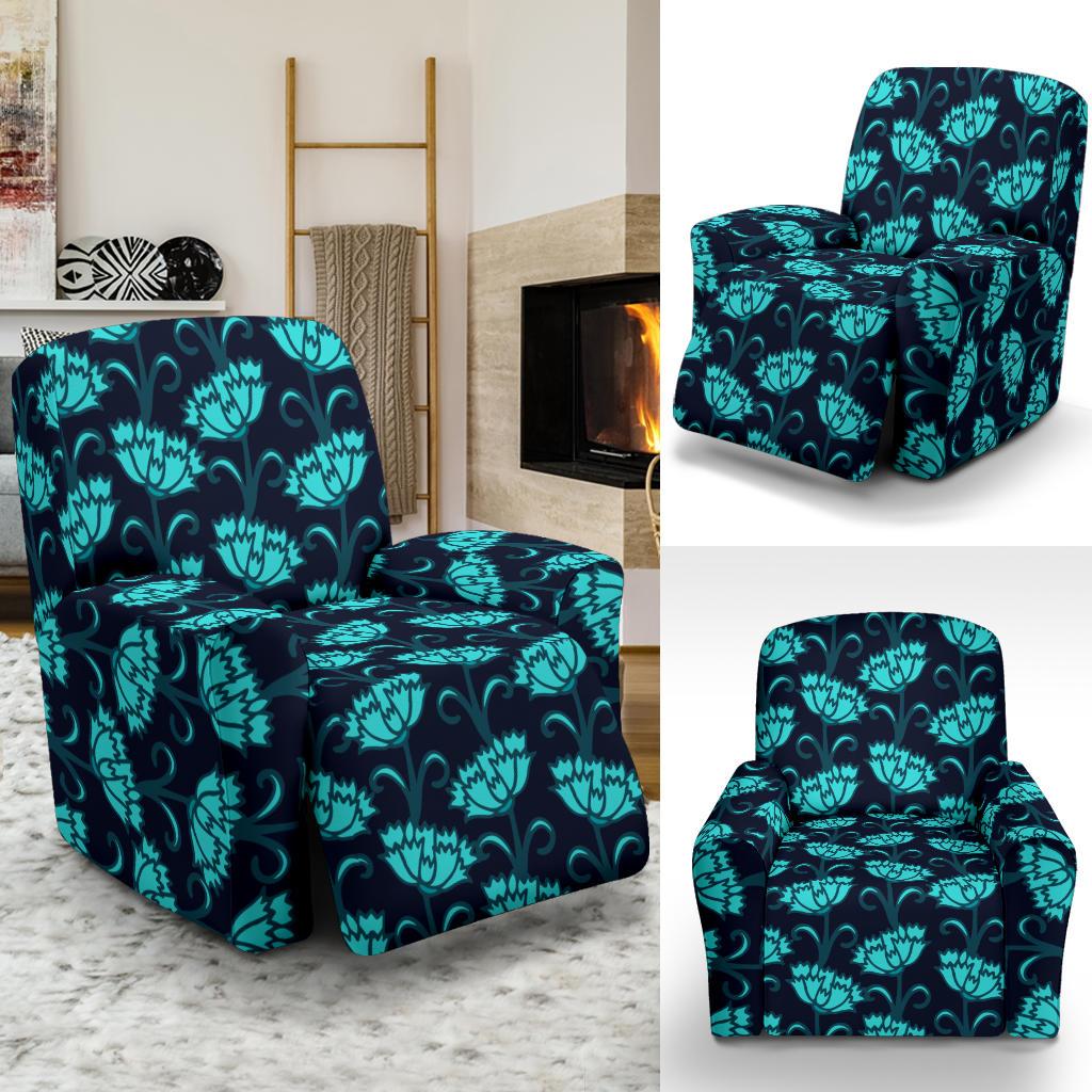 Carnations Pattern Print Design CN06 Recliner Slipcover-JORJUNE.COM