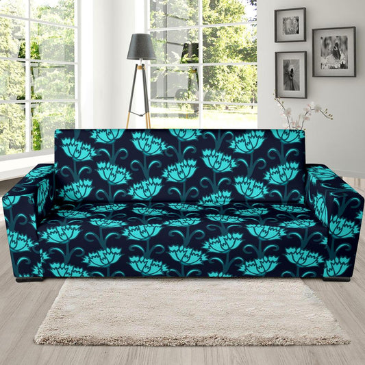 Carnations Pattern Print Design CN06 Sofa Slipcover-JORJUNE.COM