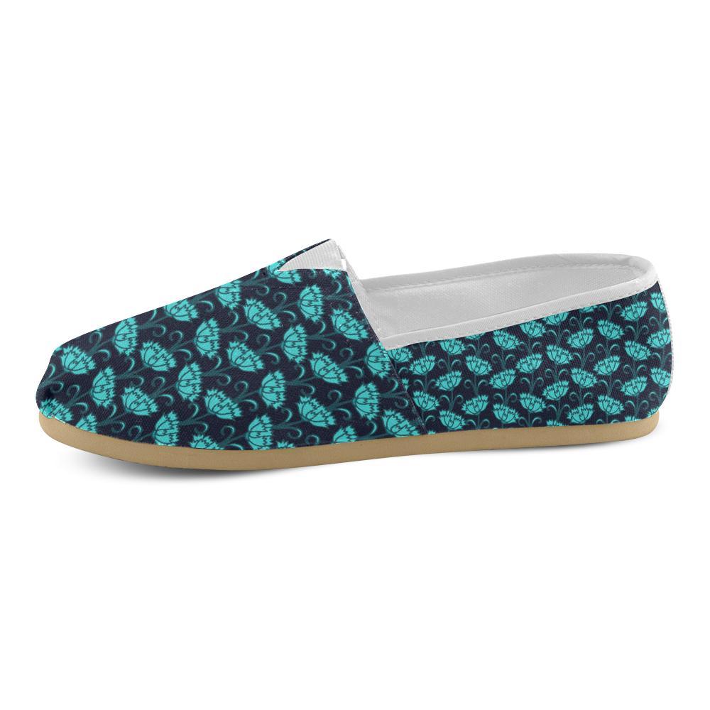 Carnations Pattern Print Design CN06 Women Casual Shoes-JorJune.com