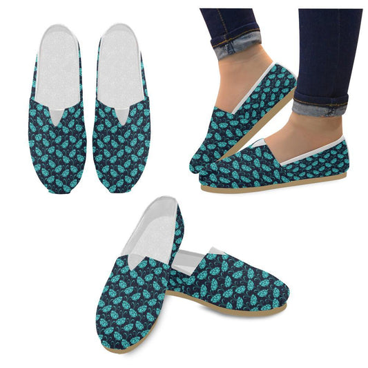 Carnations Pattern Print Design CN06 Women Casual Shoes-JorJune.com