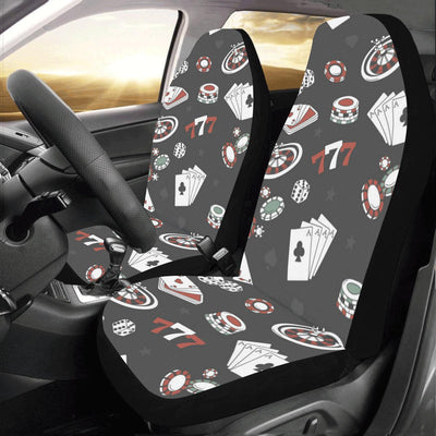 Casino Pattern Print Design 02 Car Seat Covers (Set of 2)-JORJUNE.COM