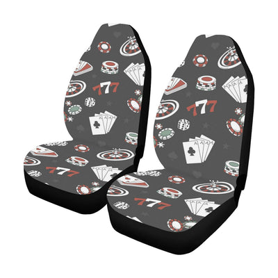 Casino Pattern Print Design 02 Car Seat Covers (Set of 2)-JORJUNE.COM