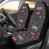 Casino Pattern Print Design 04 Car Seat Covers (Set of 2)-JORJUNE.COM