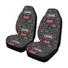 Casino Pattern Print Design 04 Car Seat Covers (Set of 2)-JORJUNE.COM