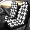 Cat HoundstoothPattern Print Design 01 Car Seat Covers (Set of 2)-JORJUNE.COM