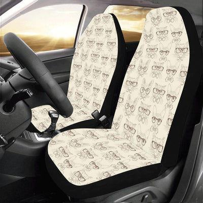 Cat Pattern Print Design 02 Car Seat Covers (Set of 2)-JORJUNE.COM