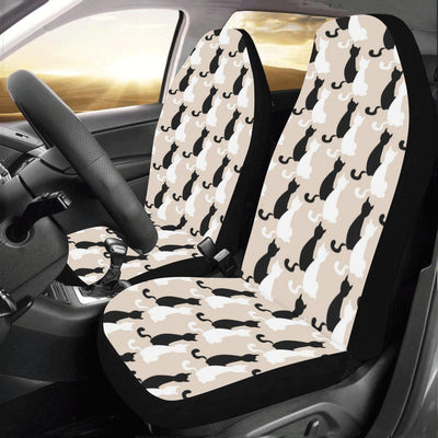 Cat Pattern Print Design 04 Car Seat Covers (Set of 2)-JORJUNE.COM