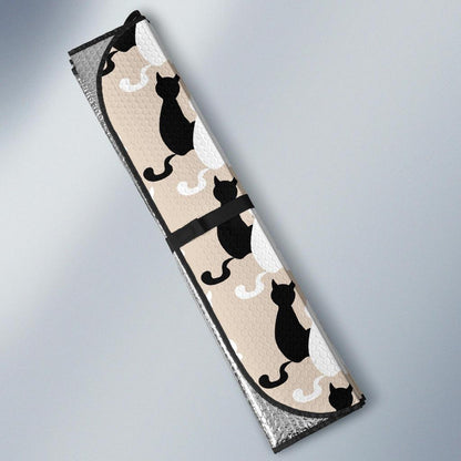 Cat Pattern Print Design 04 Car Sun Shade-JORJUNE.COM