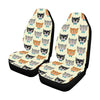 Cat Pattern Print Design 05 Car Seat Covers (Set of 2)-JORJUNE.COM