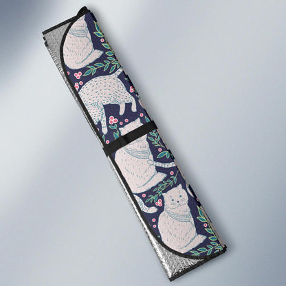 Cat Pattern Print Design 06 Car Sun Shade-JORJUNE.COM