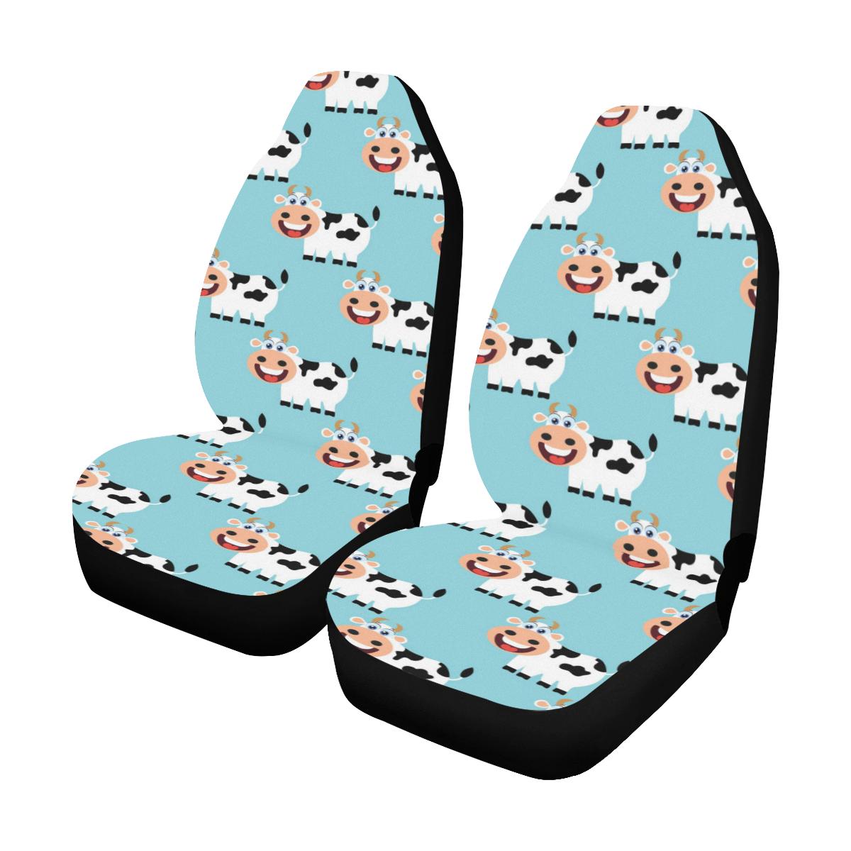 Cattle Cute Pattern Print Design 01 Car Seat Covers (Set of 2)-JORJUNE.COM