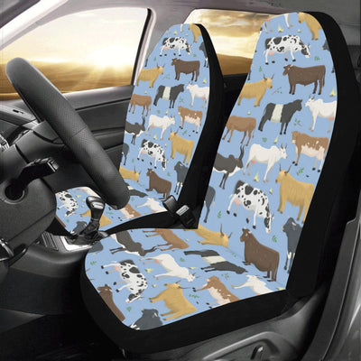 Cattle Pattern Print Design 02 Car Seat Covers (Set of 2)-JORJUNE.COM