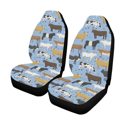 Cattle Pattern Print Design 02 Car Seat Covers (Set of 2)-JORJUNE.COM