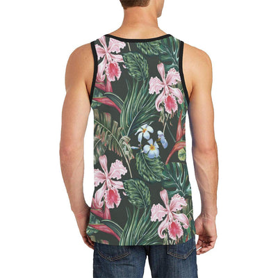 Cattleya Hawaiian Flower plumeria Men Tank Top