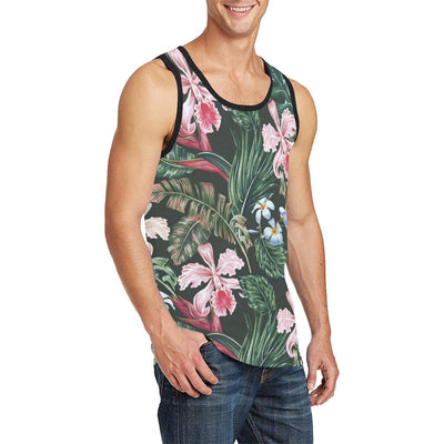 Cattleya Hawaiian Flower plumeria Men Tank Top