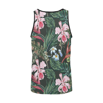 Cattleya Hawaiian Flower plumeria Men Tank Top