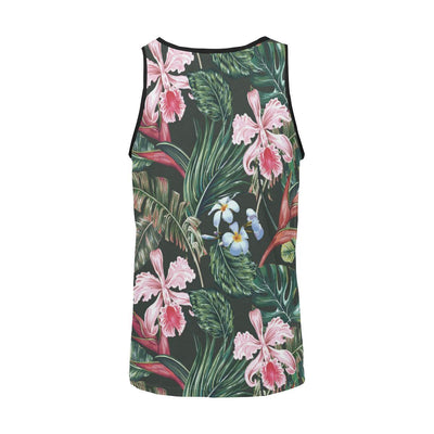 Cattleya Hawaiian Flower plumeria Men Tank Top