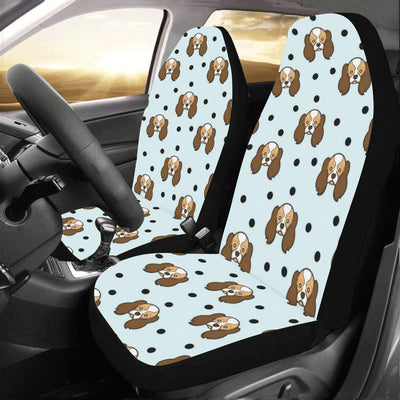 Cavalier King Charles Spaniels Pattern Print Desig Car Seat Covers (Set of 2)-JORJUNE.COM