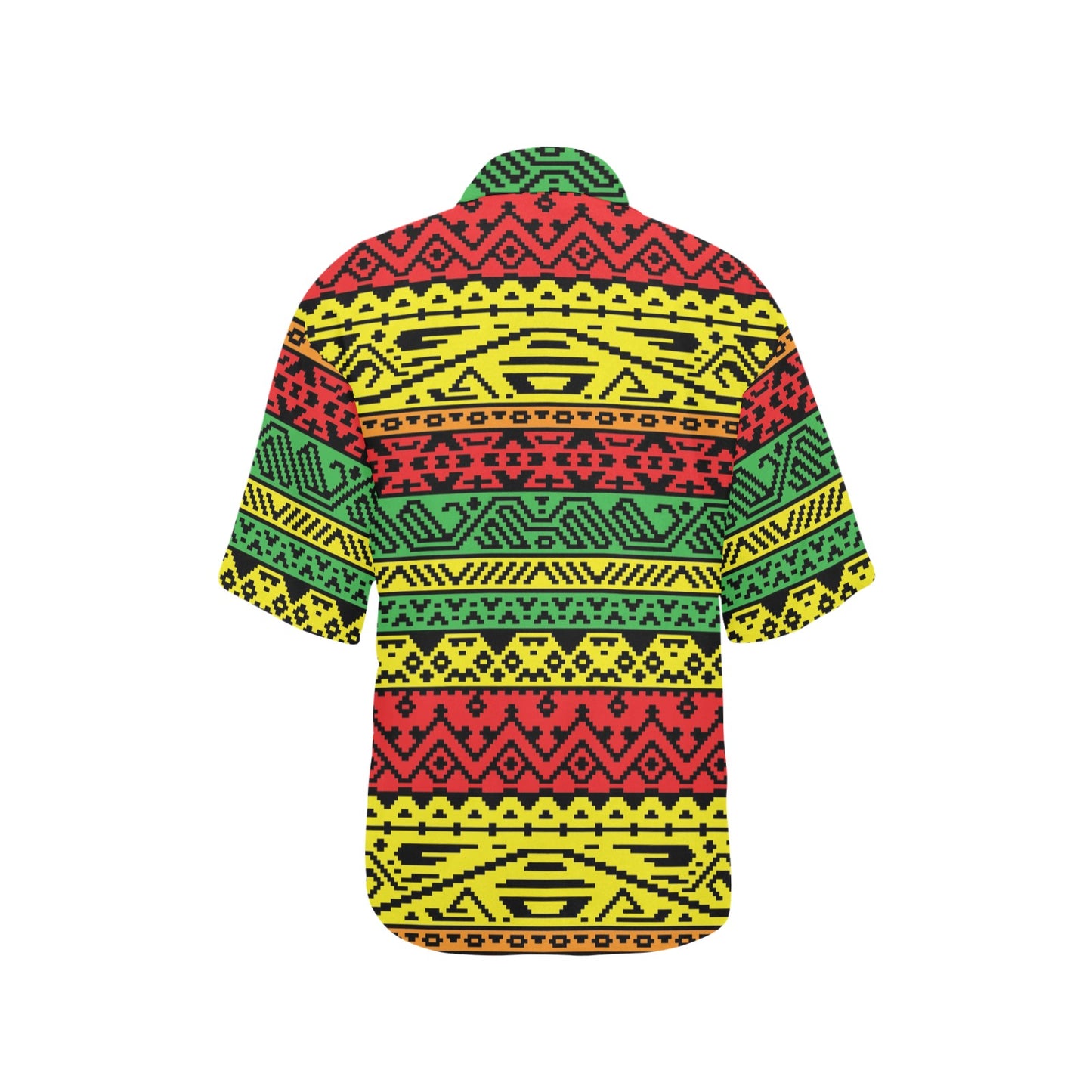 Rastafarian Pattern Print Design A02 Women's Hawaiian Shirt