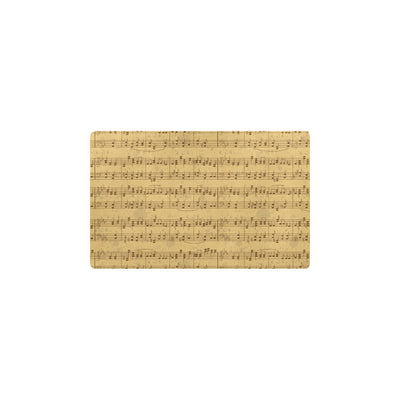 Music Note Vintage Themed Print Kitchen Mat