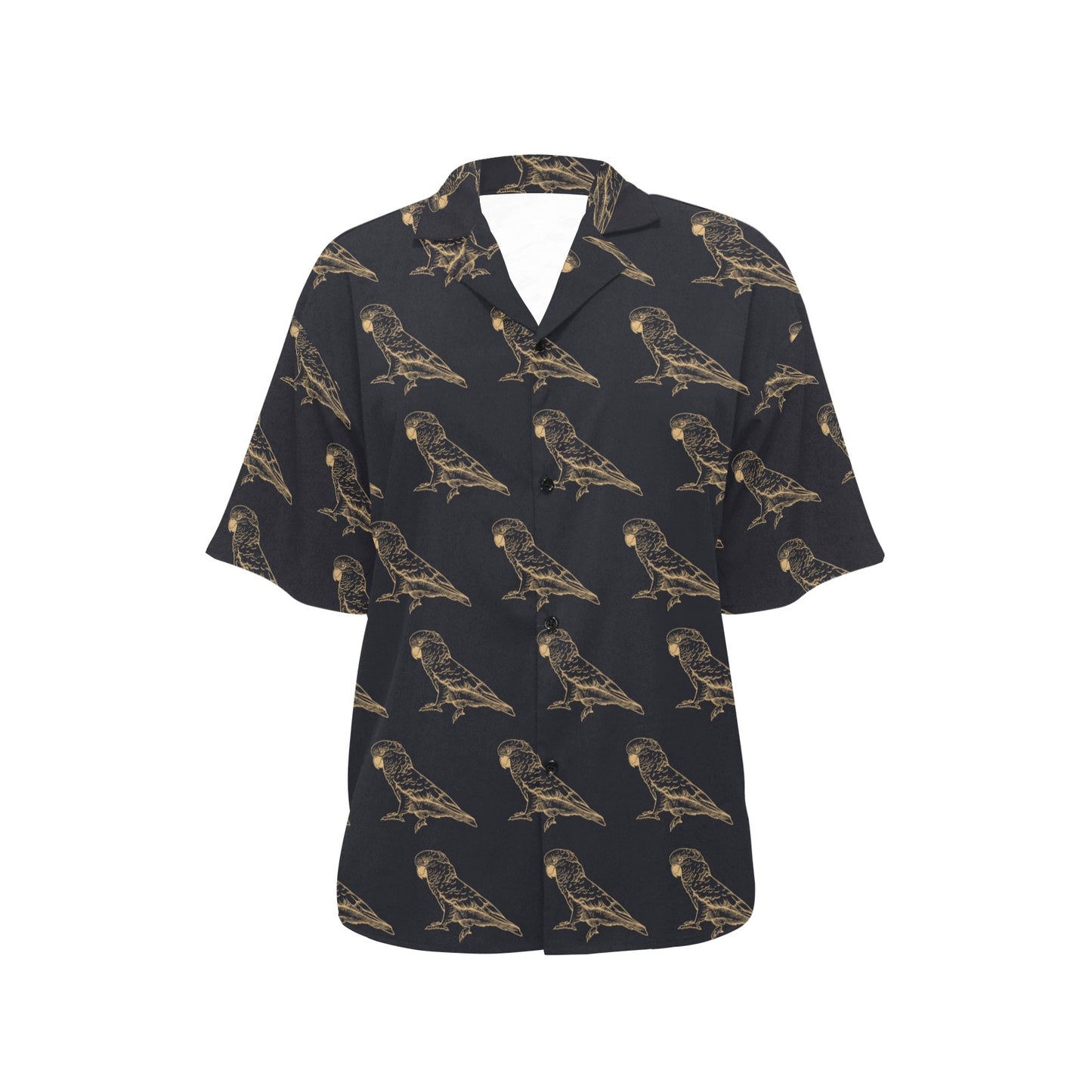 Parakeet Pattern Print Design A04 Women's Hawaiian Shirt