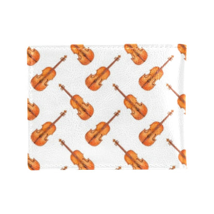 Violin Print Design LKS401 Men's ID Card Wallet