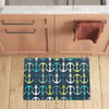 Anchor Pattern Print Design 03 Kitchen Mat