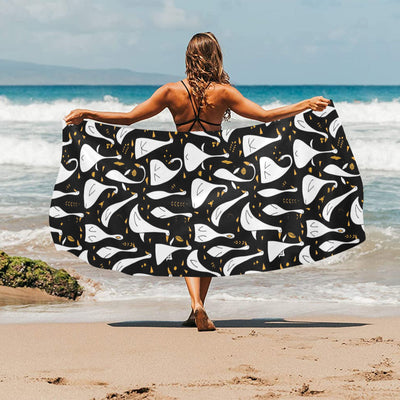 Goose Print Design LKS401 Beach Towel 32" x 71"