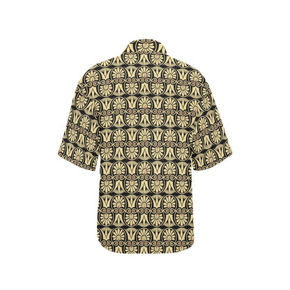 Ancient Greek Print Design LKS3014 Women's Hawaiian Shirt