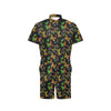 Butterfly Neon Color Print Pattern Men's Romper