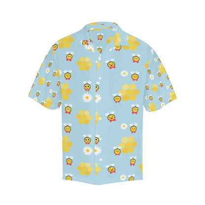 Bee Cute Print Design LKS304 Men's Hawaiian Shirt