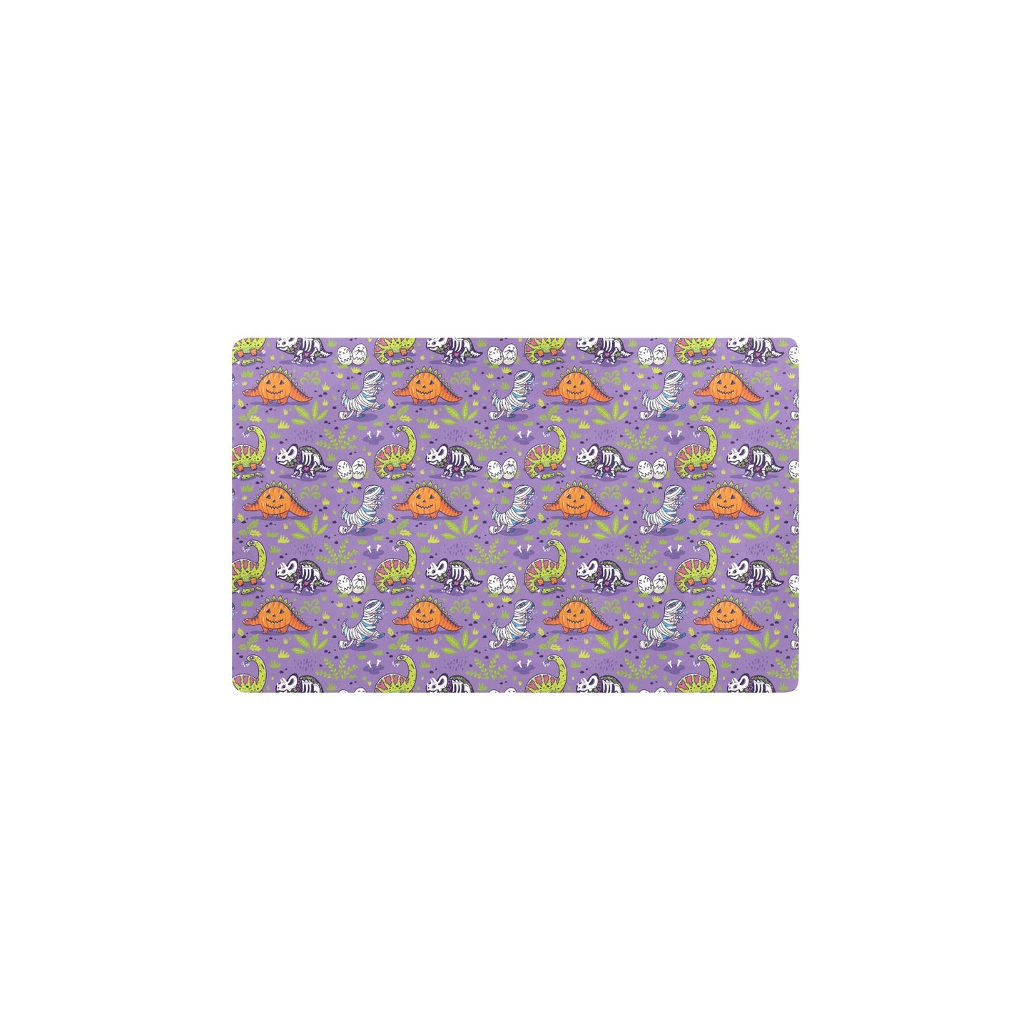 Zombie Dinosaur Print Design LKS302 Kitchen Mat