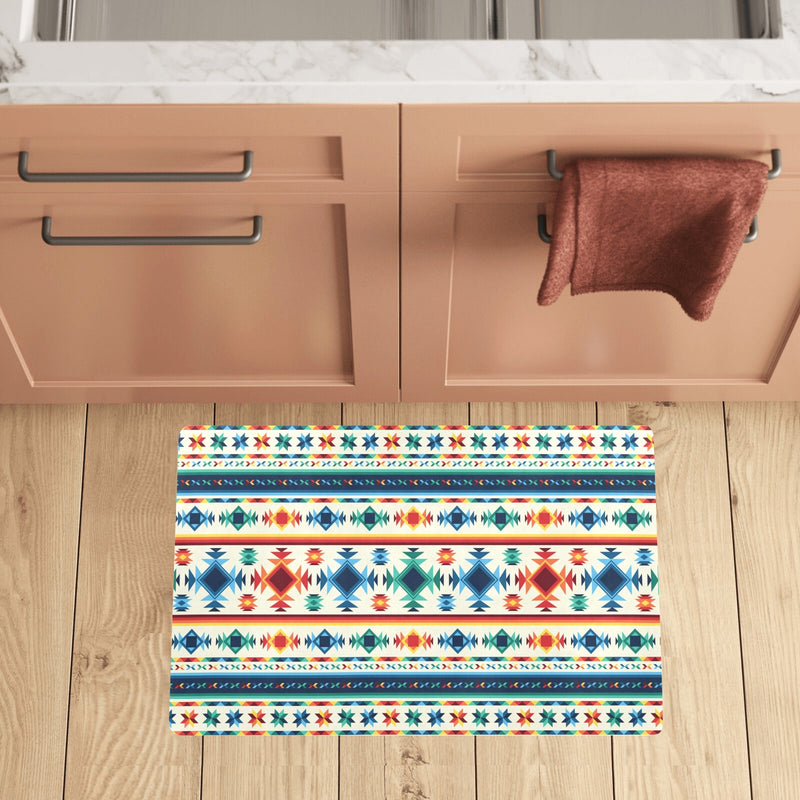 Aztec Pattern Print Design 02 Kitchen Mat