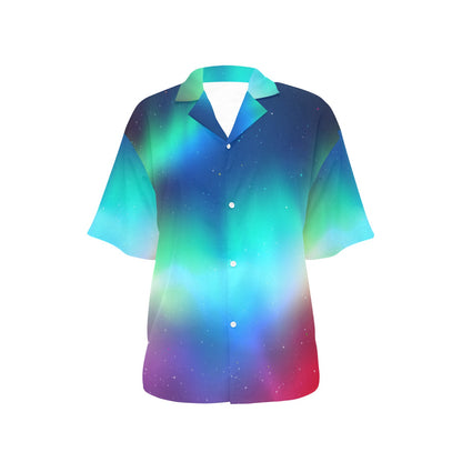 Aurora Borealis Pattern Print Design 02 Women's Hawaiian Shirt