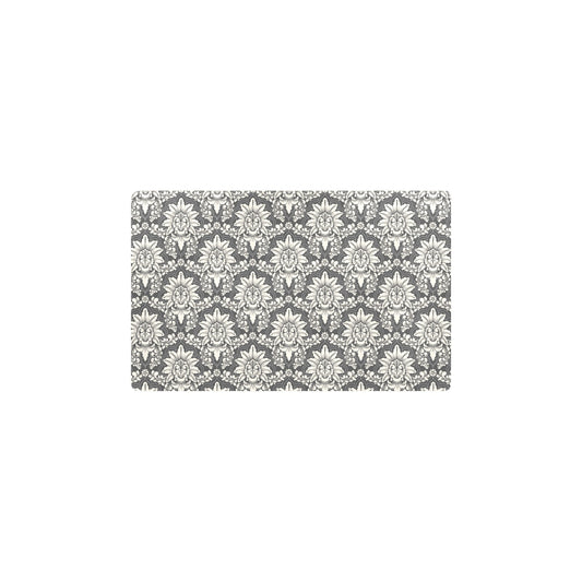Damask Elegant Print Pattern Kitchen Mat