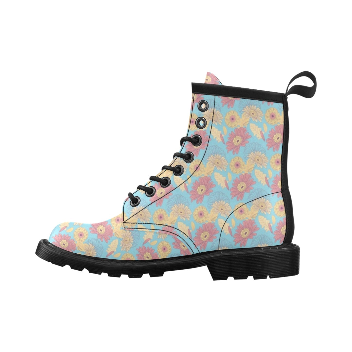 Gerberas Pattern Print Design GB04 Women's Boots